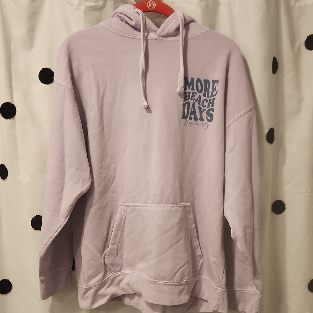 Ocean Drive Lavender Hoodie Medium Soft Distressed